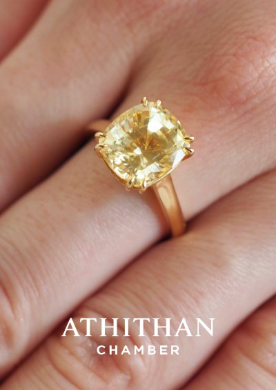 Yellow Sapphire Ring