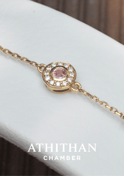 Padparadscha Sapphire Bracelet Padparadscha Sapphire Bracelet