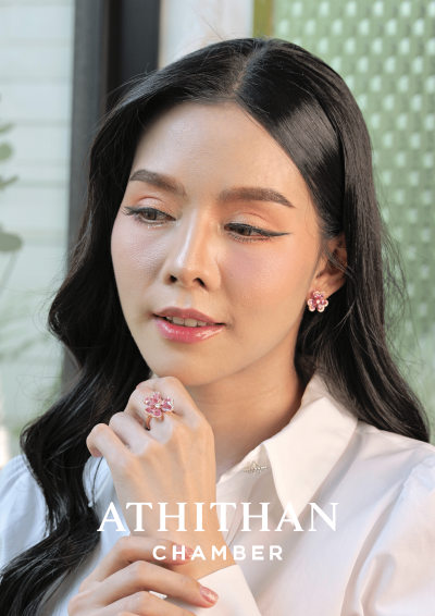 PANSY PERFECTION Padparadscha Sapphire Ring PANSY PERFECTION Padparadscha Sapphire Ring