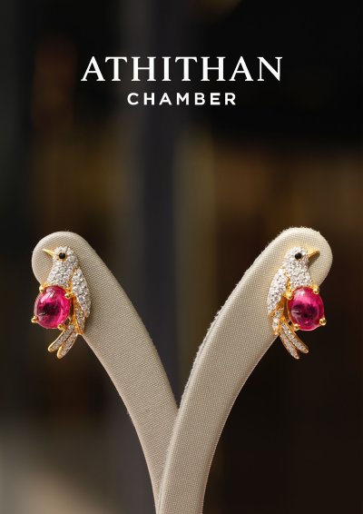 SONGBIRDS :  Guardians of The Jewels | Ruby Earrings