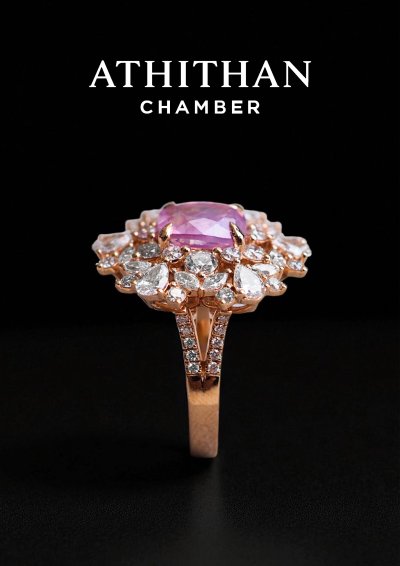 Padparadscha Ring
