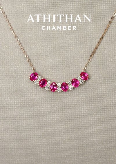 VIVID RUBY / DIAMOND Necklace