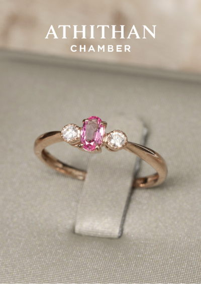 Padparadscha Sapphire Ring