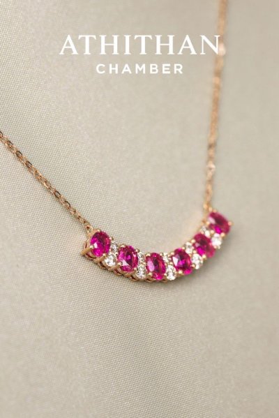 VIVID RUBY / DIAMOND Necklace