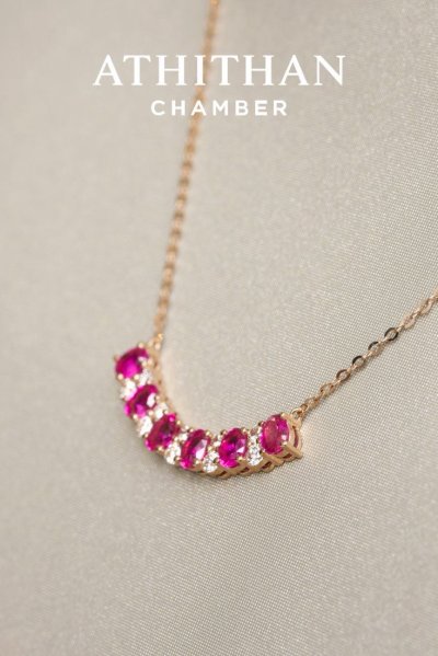 VIVID RUBY / DIAMOND Necklace