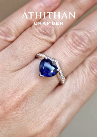 Royal Blue Sapphire Ring