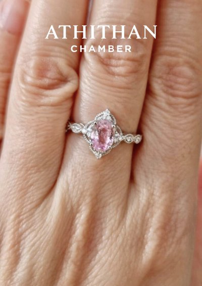 Padparadscha Ring