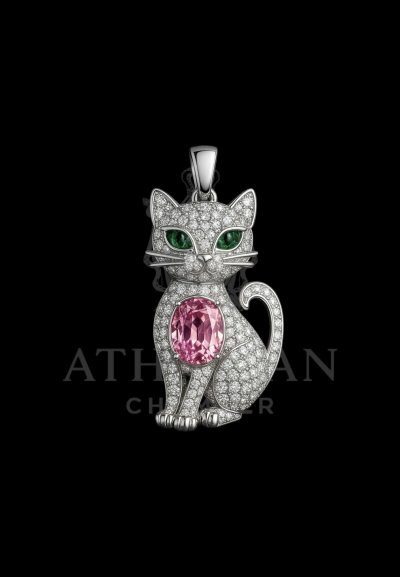 AMOUR CAT PENDANT