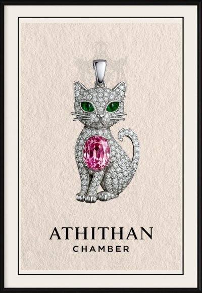 AMOUR CAT PENDANT