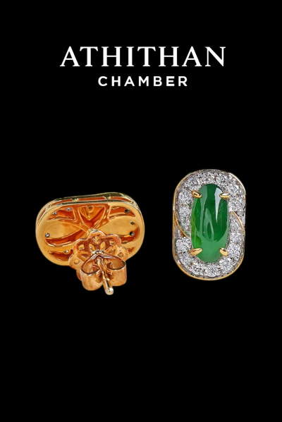 Jade Burma Earrings