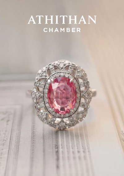 ROYAL BANQUET Padparadscha Sapphire Ring