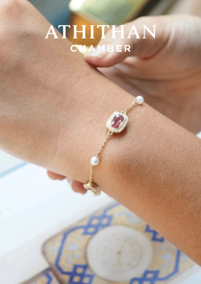 Padparadscha Sapphire Bracelet Padparadscha Sapphire Bracelet