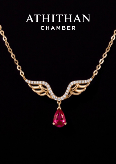 Ruby Pendant Necklace