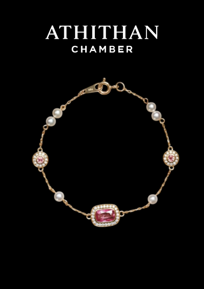 Padparadscha Sapphire Bracelet Padparadscha Sapphire Bracelet