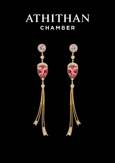 DUCHESS OF MARLBOROUGH Padparadscha Sapphire Earring DUCHESS OF MARLBOROUGH Padparadscha Sapphire Earring