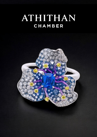 Cobalt Spinel Ring