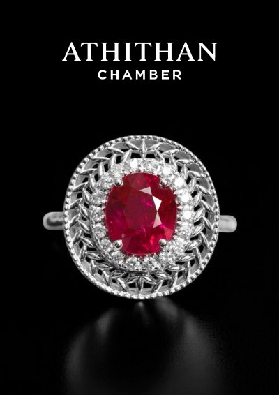 VICTORY LAUREL WREATH | Pigeon Blood Ruby Ring VICTORY LAUREL WREATH | Pigeon Blood Ruby Ring