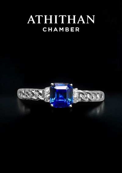 Royal Blue Sapphire FORTRESS Ring