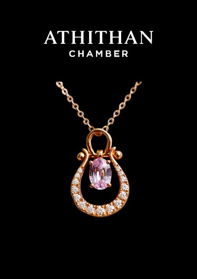 Padparadscha Pendant & Necklace