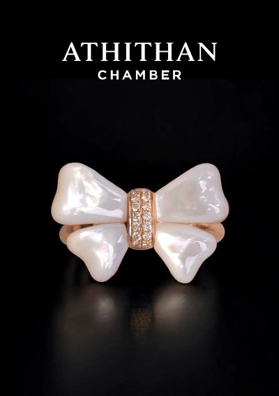 Mother of Pearl PARISIAN BOW Ring
