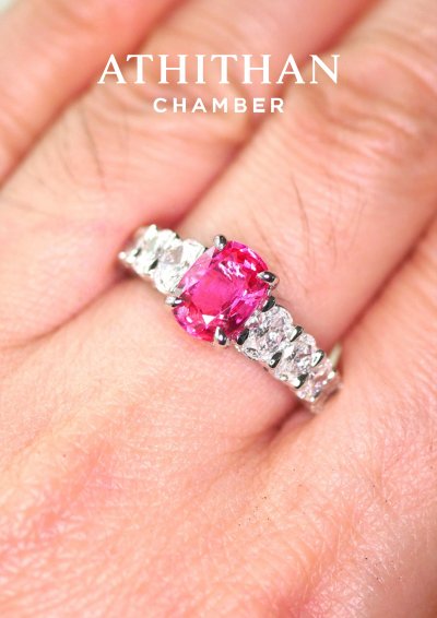 Pink Spinel Ring