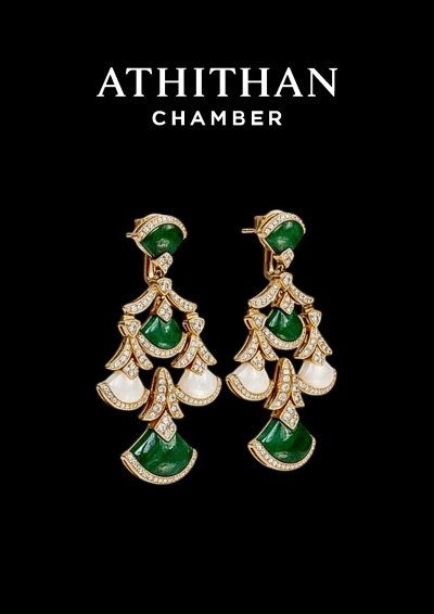 Malachite & Mother of Pearl Earrings