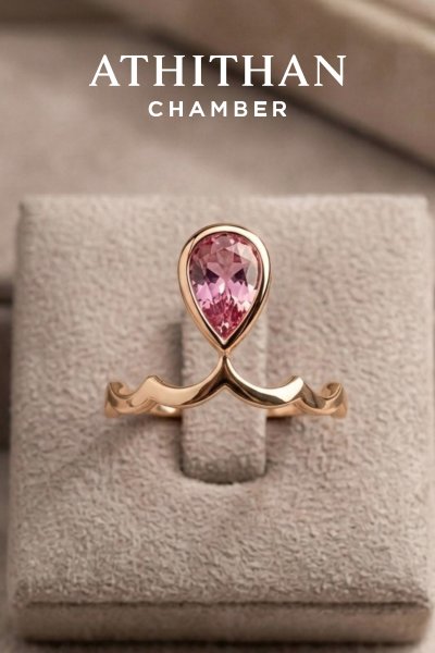 MY CROWN Padparadscha Sapphire Ring