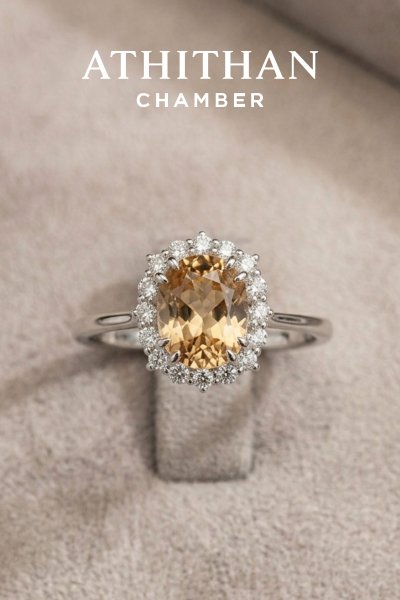YELLOW Sapphire Ring