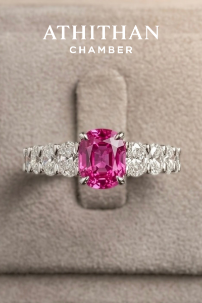PERFECT REDIANCE Hot Pink Spinel Ring