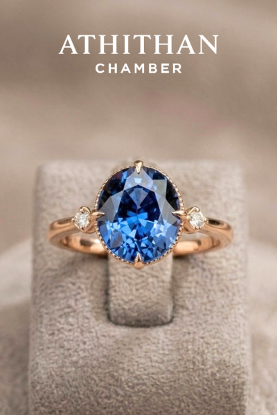 STAR LIGHT Blue Spinel Ring