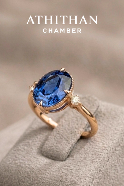 STAR LIGHT Blue Spinel Ring
