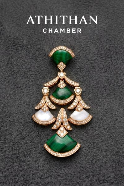 Malachite & Mother of Pearl Pendant (Pre-order 45 days)