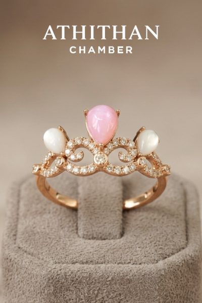 THE CROWN - Mother of Peal Ring (พรีออเดอร์ 45 วัน)