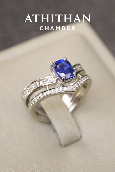 NOVA DIADEM : ROYAL BLUE Ceylon Sapphire Ring