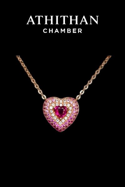 VIVID HEART RUBY Necklace