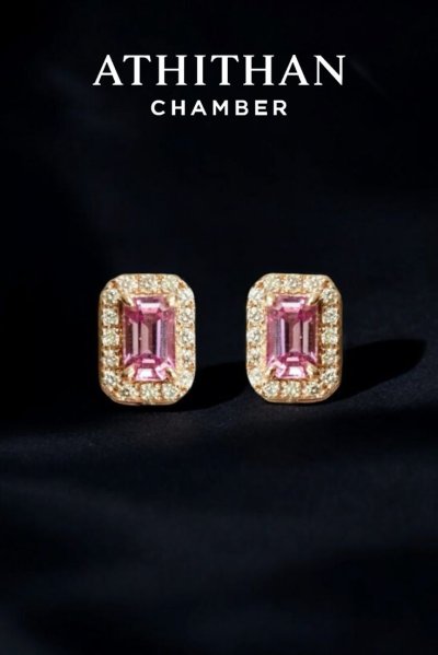 PADPARADSCHA Sapphire Earring
