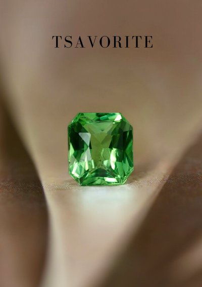 1.10 กะรัต / GIL / UH / ซาโวไรท์ (Green)
