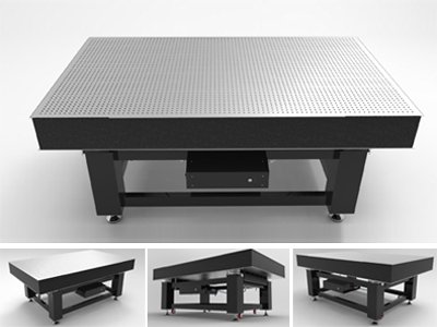 Pneumatic Active Anti-Vibration System With optical Breadboard Top for Laser-Optic Measurement (VAIS-PT)