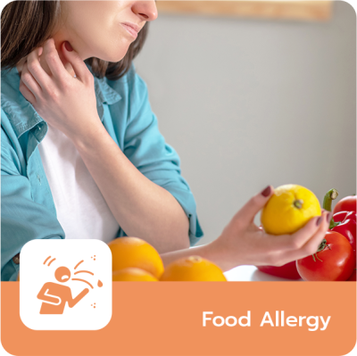 ตรวจหาสารก่อภูมิแพ้อาหาร