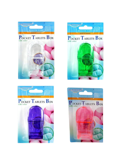 Dr.Phillips กล่องตัดยาคละสี ( 1 ชิ้น )