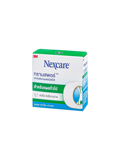 Nexcare Transpore 1/2"x5หลา (เล็ก)