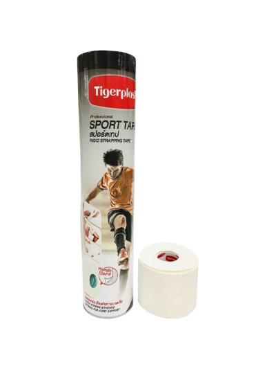 Tigerplast Sports Tape 2นิ้วx10หลา (สปอร์ตเทป สีขาว)