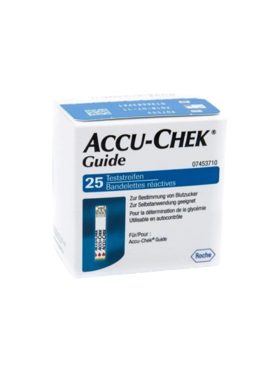 Accu-Chek Guide Strips (แถบตรวจ) 25ชิ้น