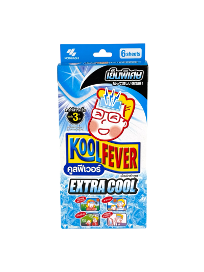 Kool Fever EXTRACOOL ผู้ใหญ่ สูตรเย็นพิเศษ (3ซอง x 2ชิ้น)