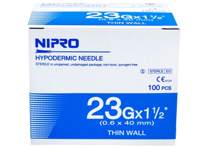 Nipro เข็มฉีดยา 23G x 1 1/2" (100ชิ้น)