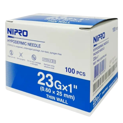 Nipro เข็มฉีดยา 23G x 1" (100ชิ้น)
