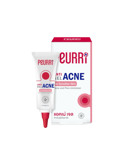 Peurri Anti Acne Gel 3g เจลแต้มสิว