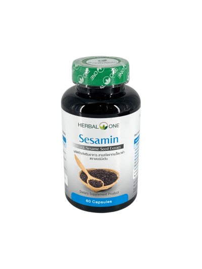 Sesamin เมล็ดงาดำ (Herbal One) 60's