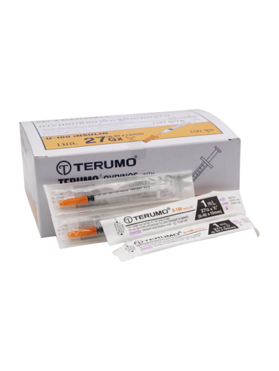 Terumo Syringe Insulin 27G x 1/2"