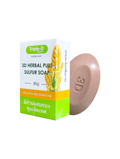 Triple-D Sulfur Soap 80g